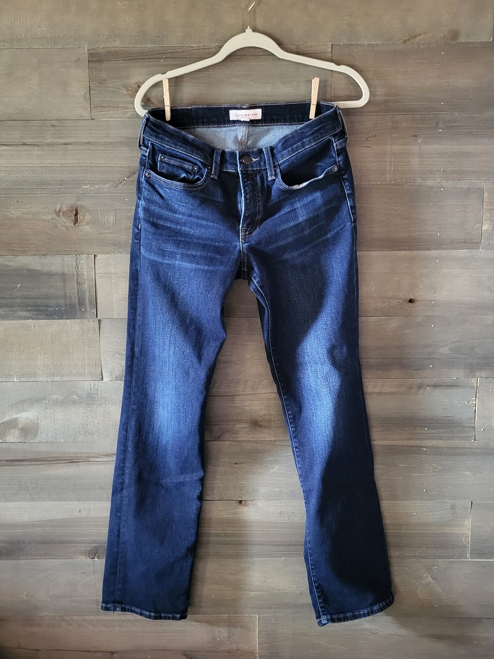 Lucky Brand Mid Rise Straight Leg Jeans Size 8